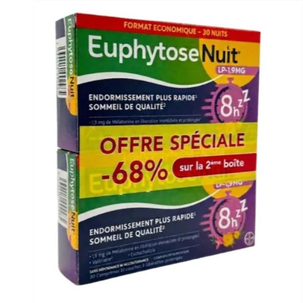 Euphytose Nuit Lp 1.9Mg Tab 2X30