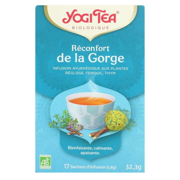 Réconfort de la gorge infusion ayurvédique 17 sachets