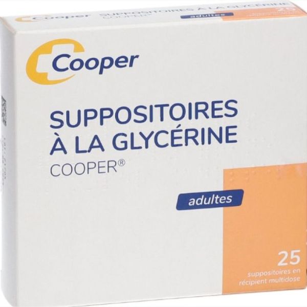 Glycerine Sup Ad Cooper 25