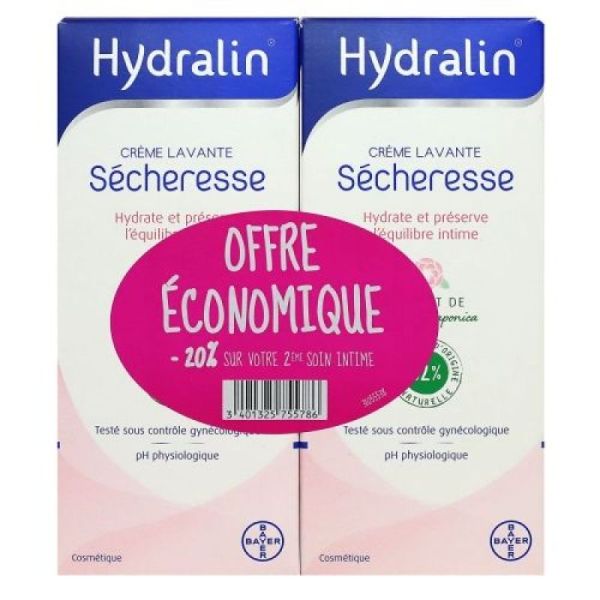 Crème lavante Sécheresse 2x200ml