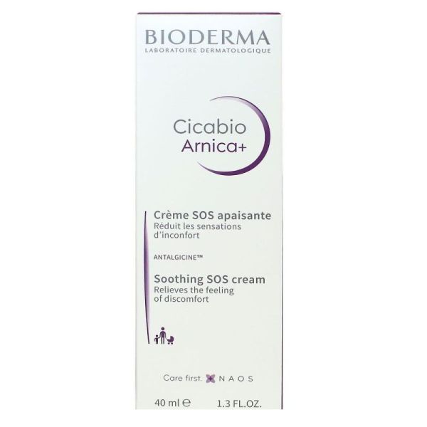 Cicabio Arnica+ crème d'arnica réparatrice apaisante 40ml