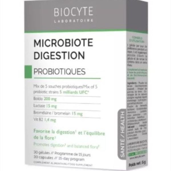Biocyte Microbiote Digestion Gelu30