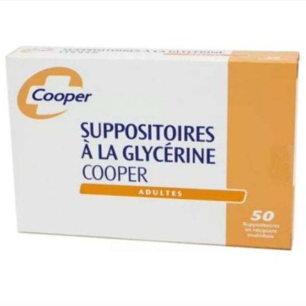 Glycerine Sup Ad Cooper 50