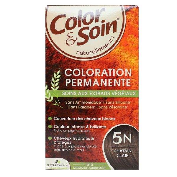 Color & Soin coloration permanente 5N châtain clair