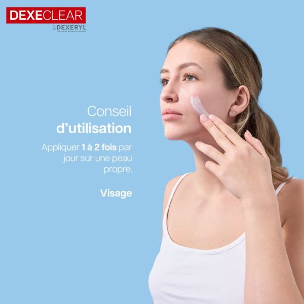 Dexeclear Aquafluide matifiant peau grasse SPF50+ 40ml