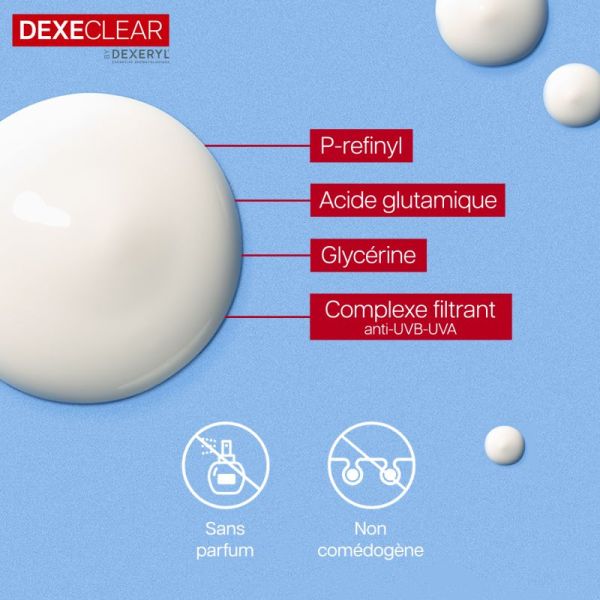 Dexeclear Aquafluide matifiant peau grasse SPF50+ 40ml