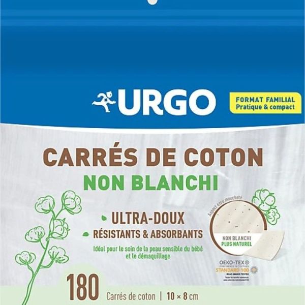 Urgo Carre Coton N/Blanchis Sachet 180