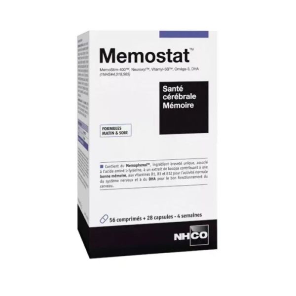 Memostat 56 comprimés + 28 capsules