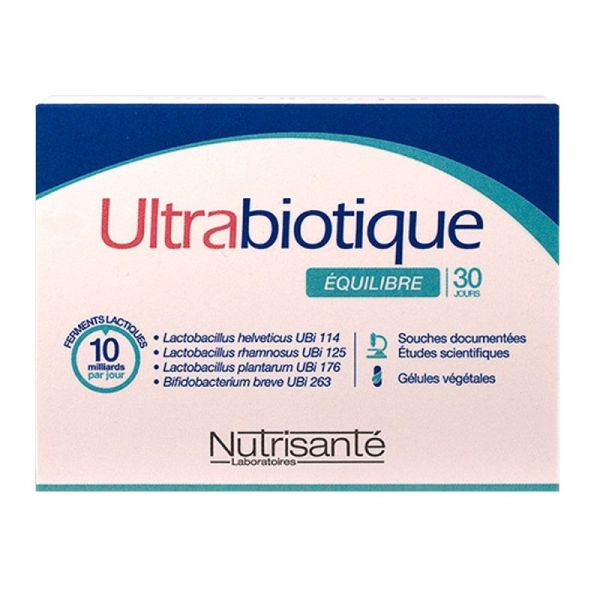 Ultrabiotique équilibre 30 gélules