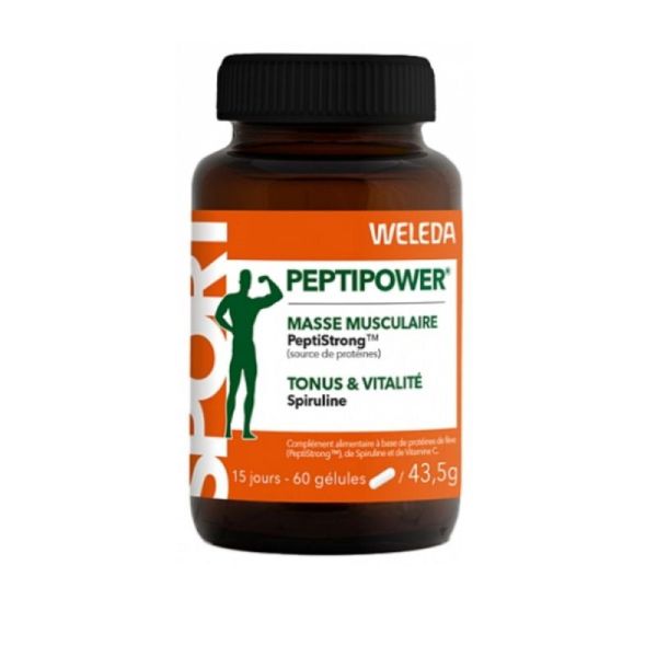 Weleda PeptiPower masse musculaire tonus et vitalité 60 gélules