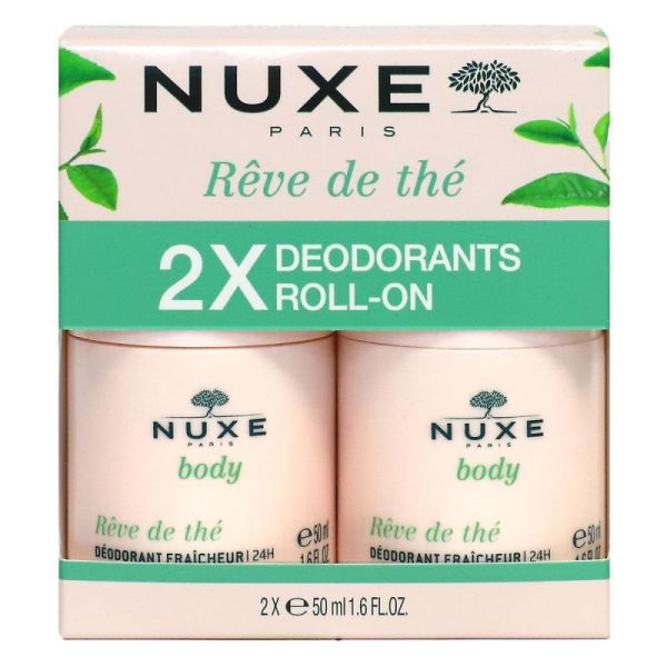 Body rève de thé déodorant roll-on fraicheur 2x50ml
