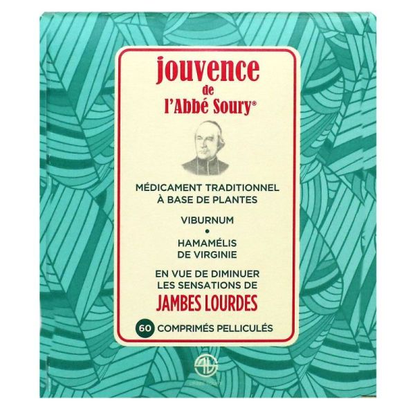 Médicament traditionnel aux plantes jambes lourdes 60 comprimés
