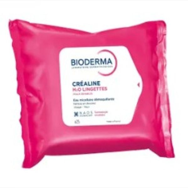 Bioderma Crealine H2O Lingettes 25