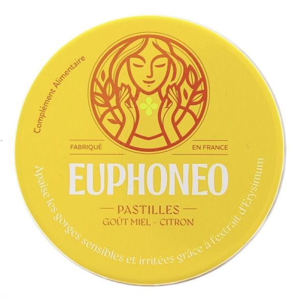 Euphoneo Miel-Citron Pastilles x50