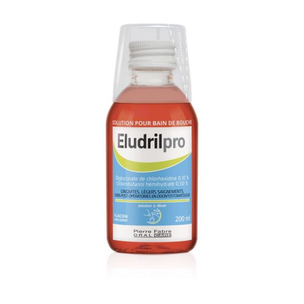 Eludril Pro solution bain de bouche 200ml