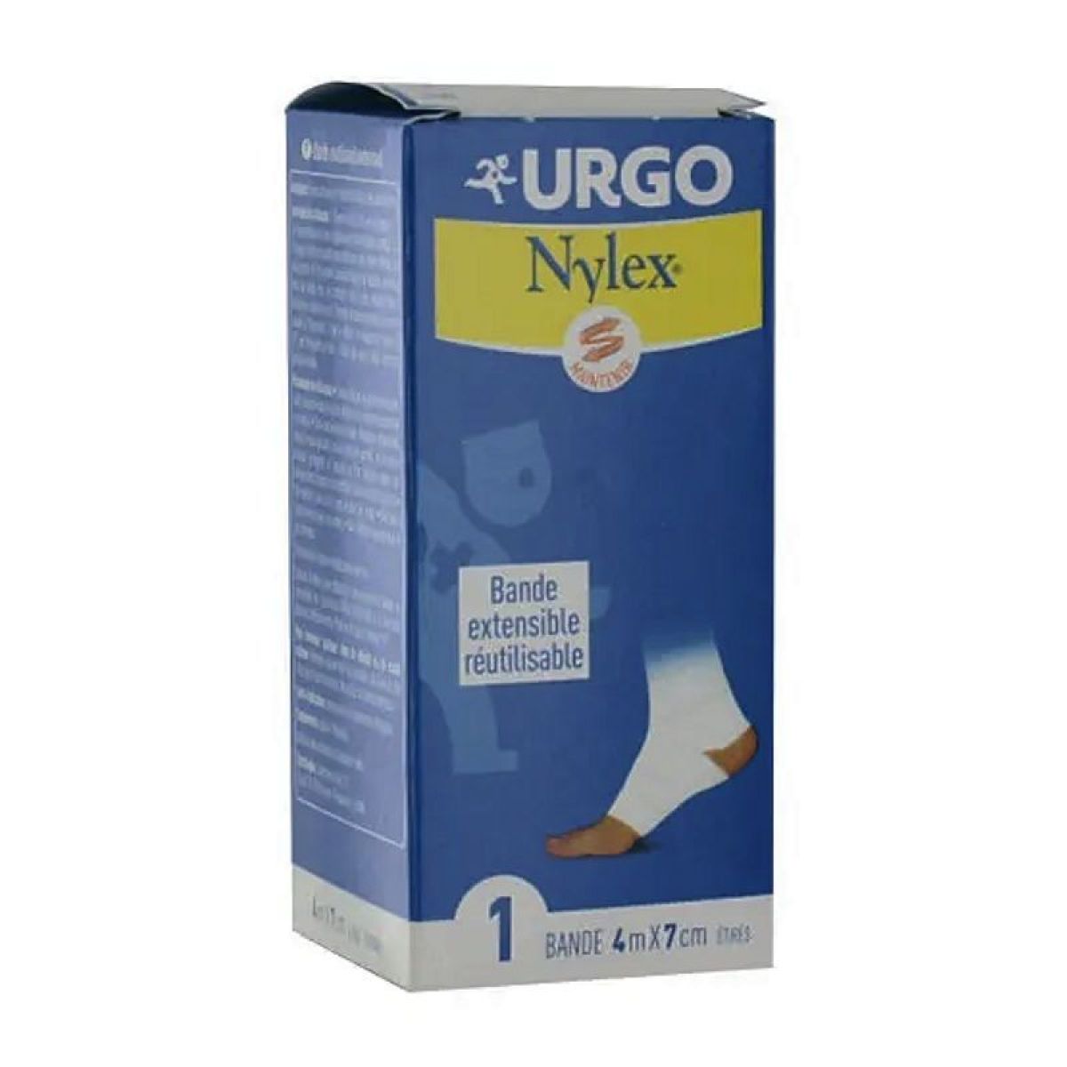 Urgo Nylex Bande Extensible Réutilisable 4 m x 7 cm