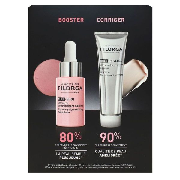 NCEF-Shot concentré Polyrevitalisant Suprême 15ml + crème multi-correctrice