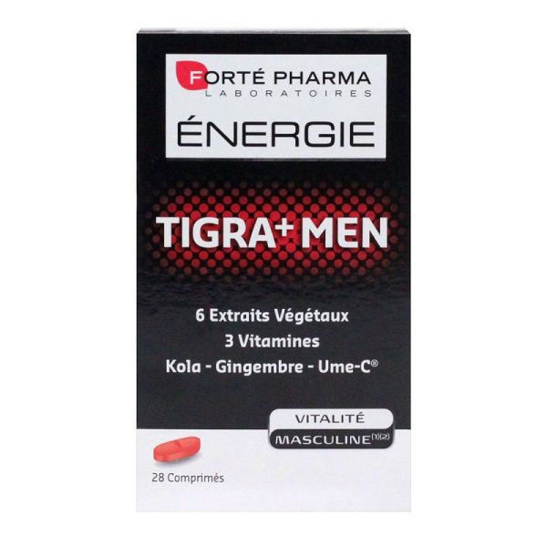 Energie Tigra+ men 28 comprimés