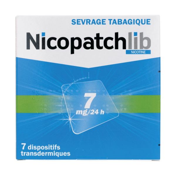 NicopatchLib 7 mg/24 h Dispositif Transdermique