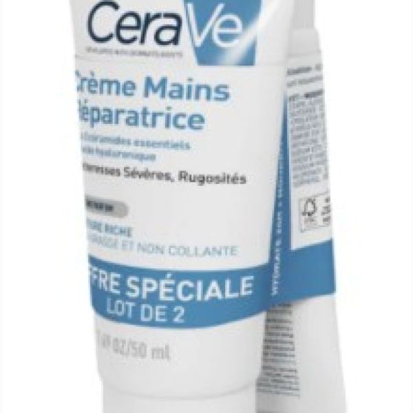Cerave Cremes Mains 2X50Ml