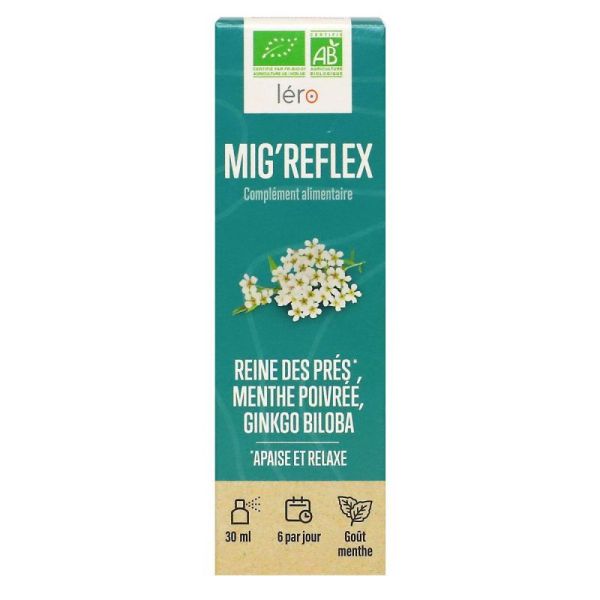 Mig'Reflex reine des prés apaise et relaxe spray bio 30ml
