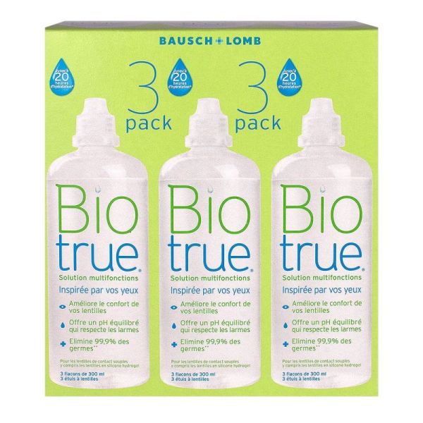 Bio True solution multifonctions 3x300 ml
