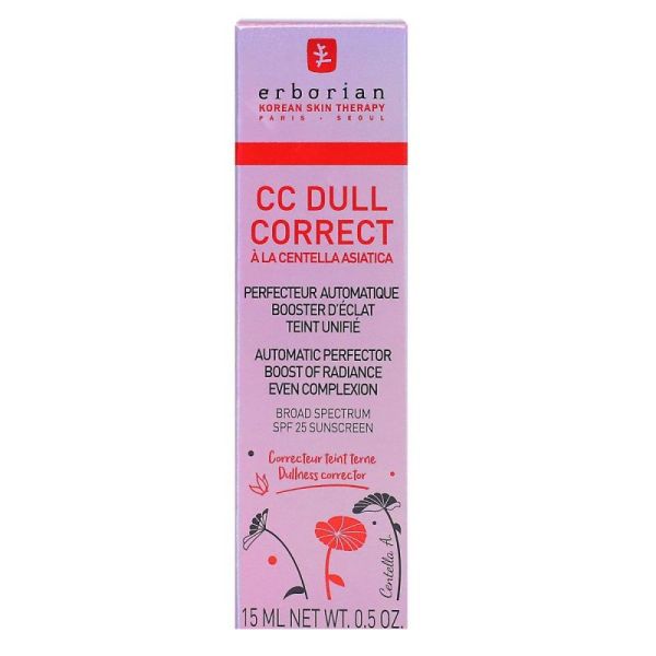 CC Dull Correct Centella asiatica perfecteur automatique Booster d'éclat SPF25 15ml