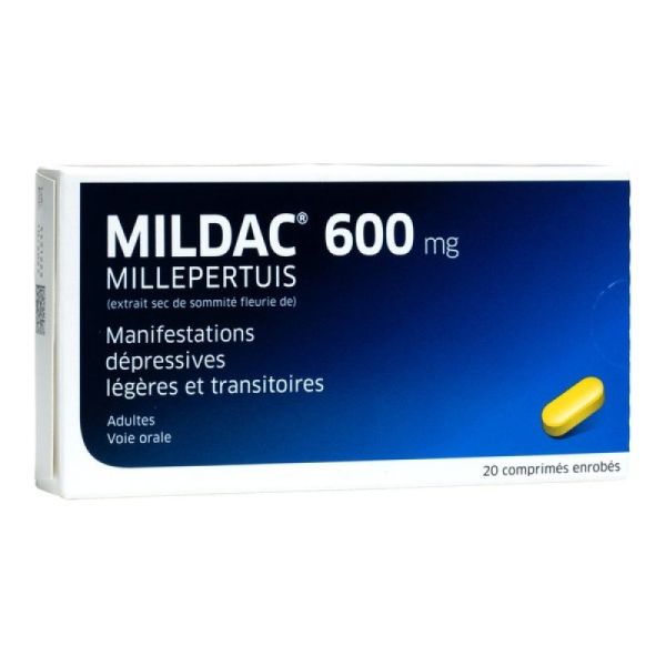 Mildac 600mg 15 comprimés enrobés