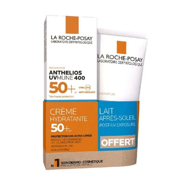Anthelios Uvmune 400 SPF50+ crème solaire visage sans parfum 50ml