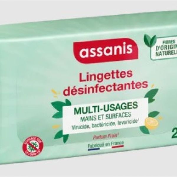 Assanis Lingettes Desinfectantes 25