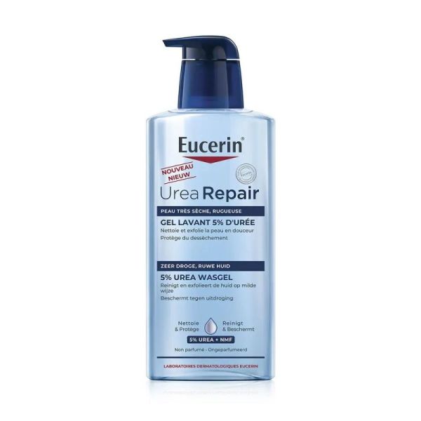 Eucerin UreaRepair gel lavant 5% d'urée 400 ml
