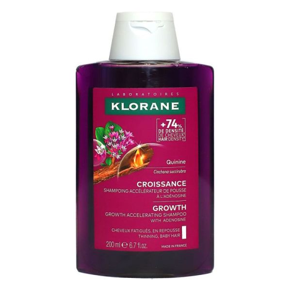 Croissance shampoing accélérateur de pousse Quinine 200ml