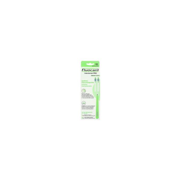 Interdental Pro 1 manche + 2 têtes Medium