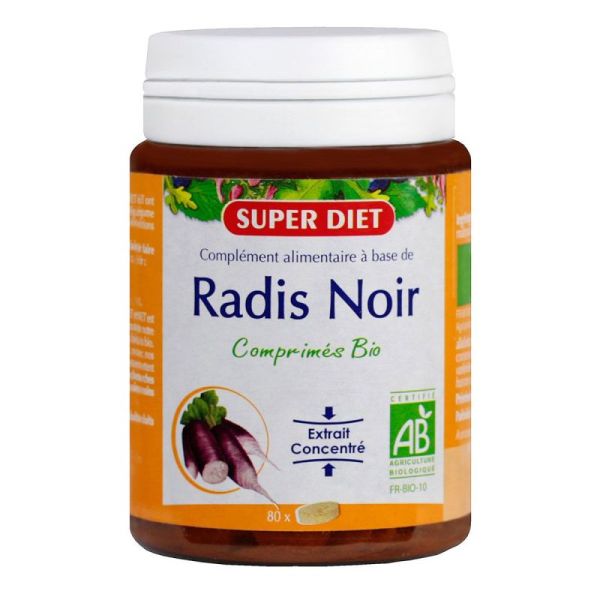 Radis noir bio 80 comprimés
