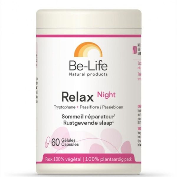 BE-LIFE Relax Night – Sommeil – 60 gélules
