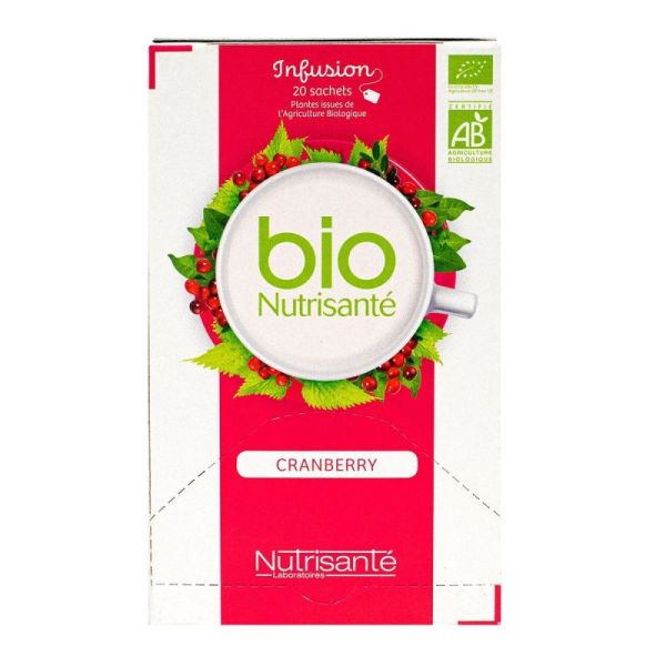 Infusion cranberry bio 20 sachets