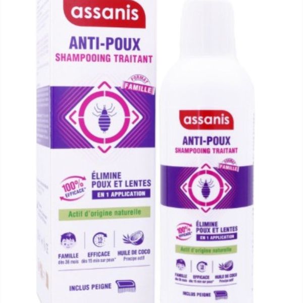 Assanis Anti-Poux Shp 200Ml  Peigne