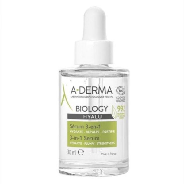 A-DERMA Biology Hyalu Sérum 3-en-1 Bio 30 ml