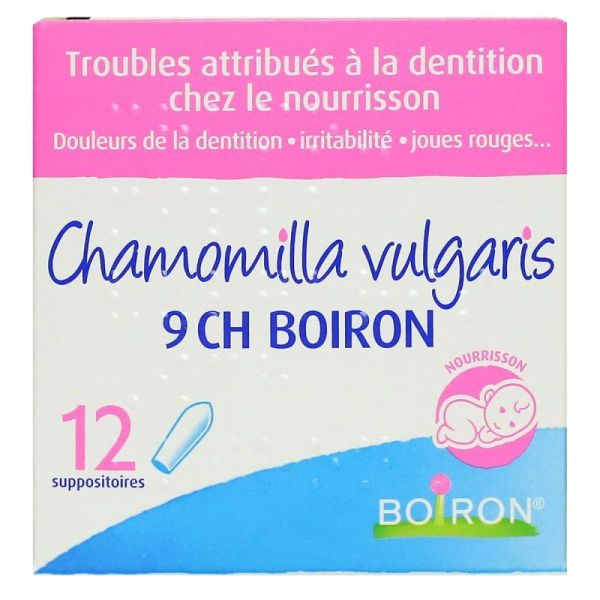 Chamomilla vulgaris 9CH 12 suppositoires