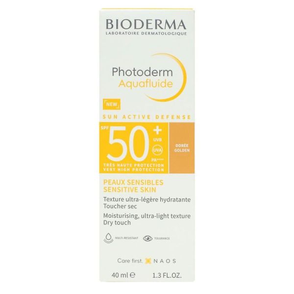 Photoderm Aquafluide solaire teinte dorée SPF50+ 40ml