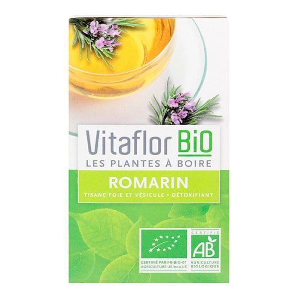 Tisane au romarin bio foie et vésicule 18 sachets