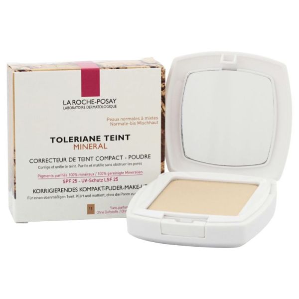 Tolériane Minéral Correcteur de Teint Compact beige clair 11