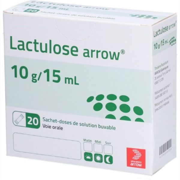Lactulose 10G/15Ml Arrow Sach 20