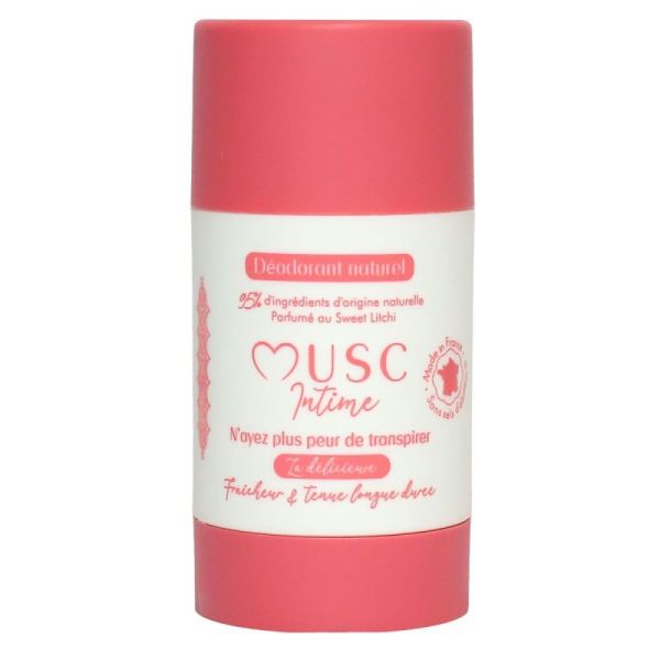 Musc Intime La Délicieuse – Déodorant Naturel Sweet Litchi 50 g