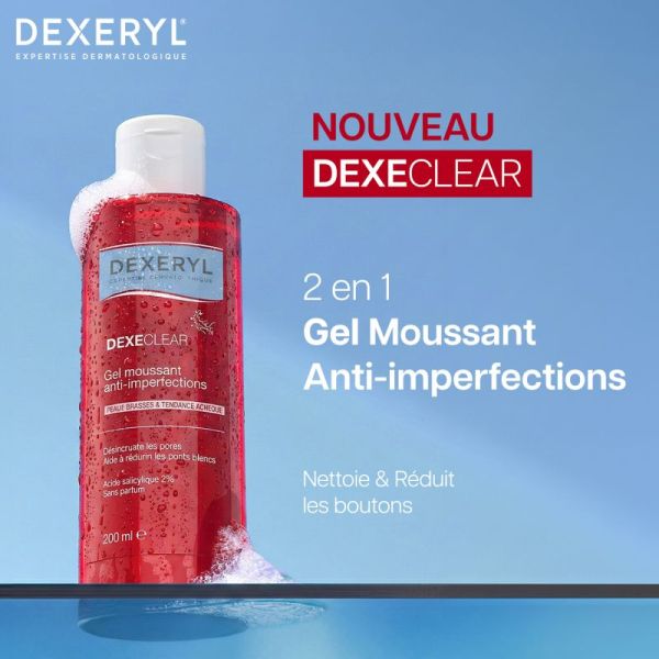 Dexeclear gel moussant anti-imperfections 200ml