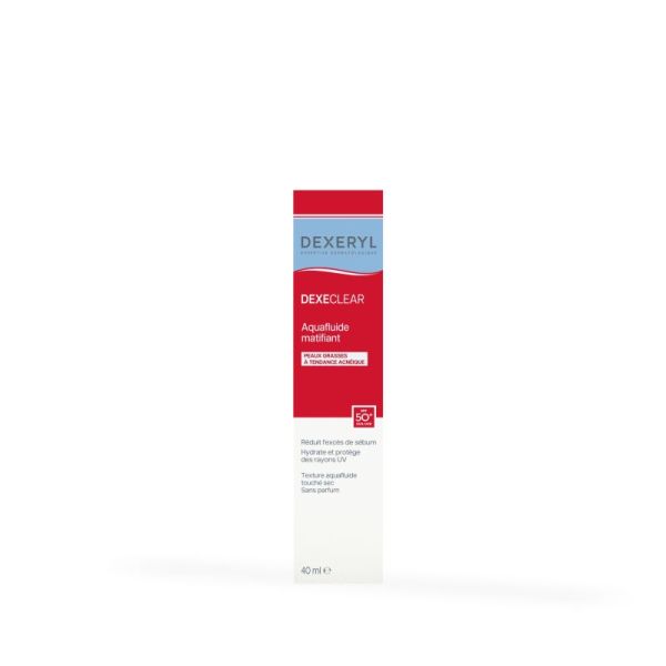 Dexeclear Aquafluide matifiant peau grasse SPF50+ 40ml