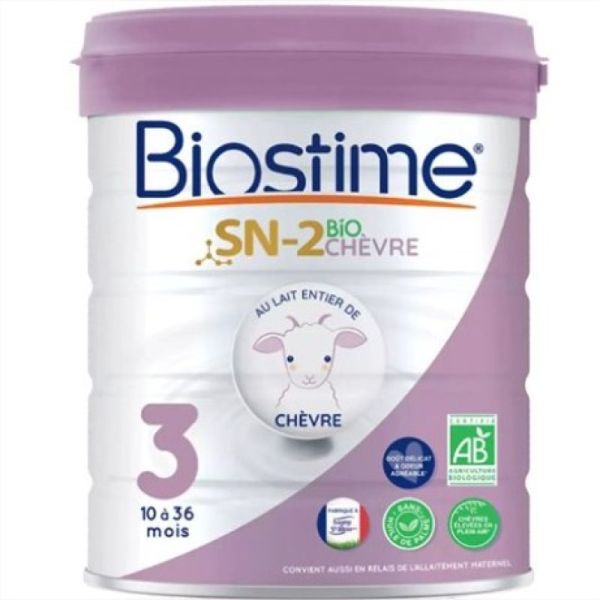 Biostime 3Eme Age Chevre 10-36 Mois 800G