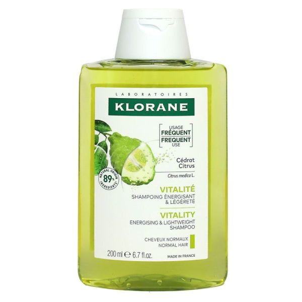 Klorane légèreté shampoing au Cédrat 200 ml