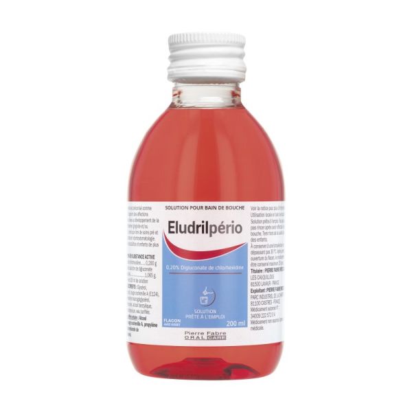Eludrilpério solution bain de bouche 200ml