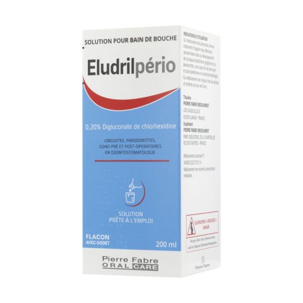 Eludrilpério solution bain de bouche 200ml